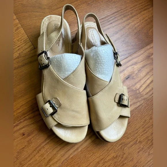 BUSSOLA Real Leather open toe sandals - Picture 9 of 11